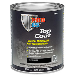 TOP COAT GLOSS BLACK